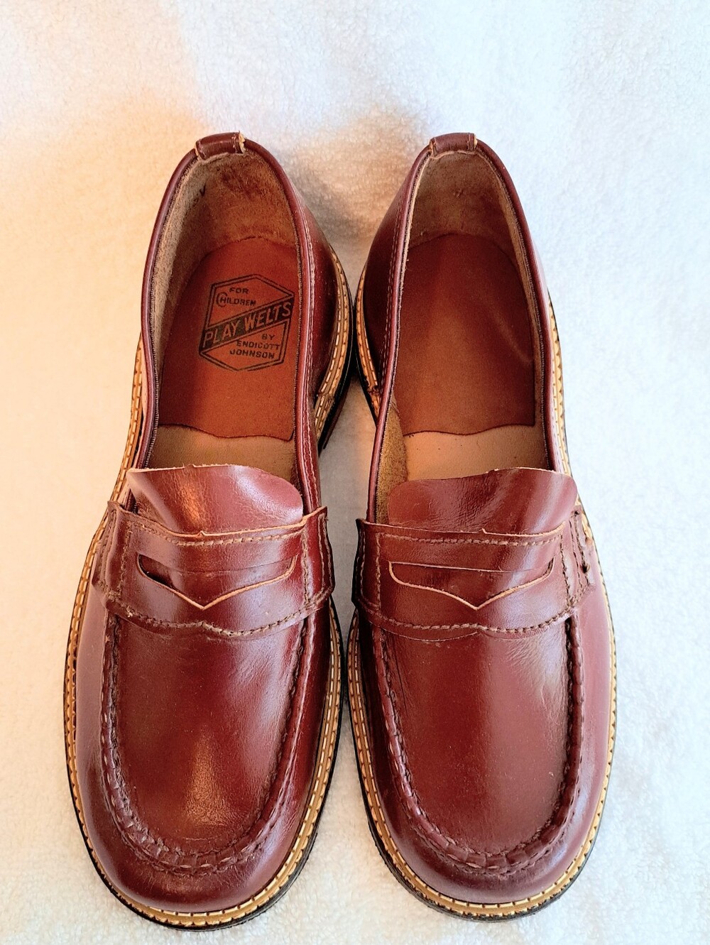 NIB PLAY WELTS Vintage Loafers Shoes NOS - Never Worn - 1.5